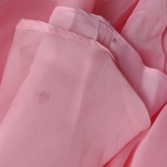 Rachel Allan Pink Crystal Embellished Two Piece Cropped Halter Maxi Skirt Set - Picture 8 of 16